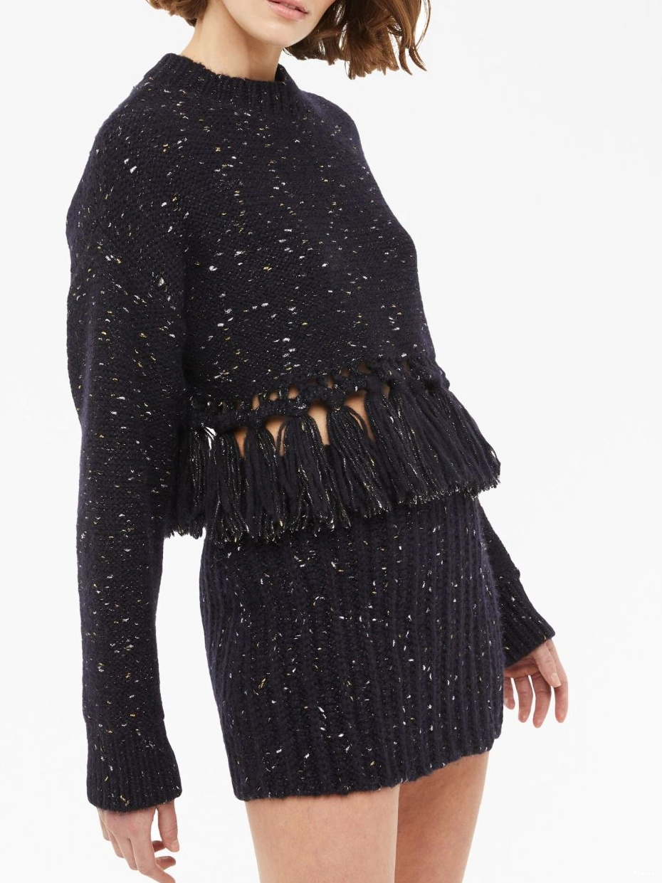 Cheap The Astral speckle-knit tasselled Women Alanui jumper 0725